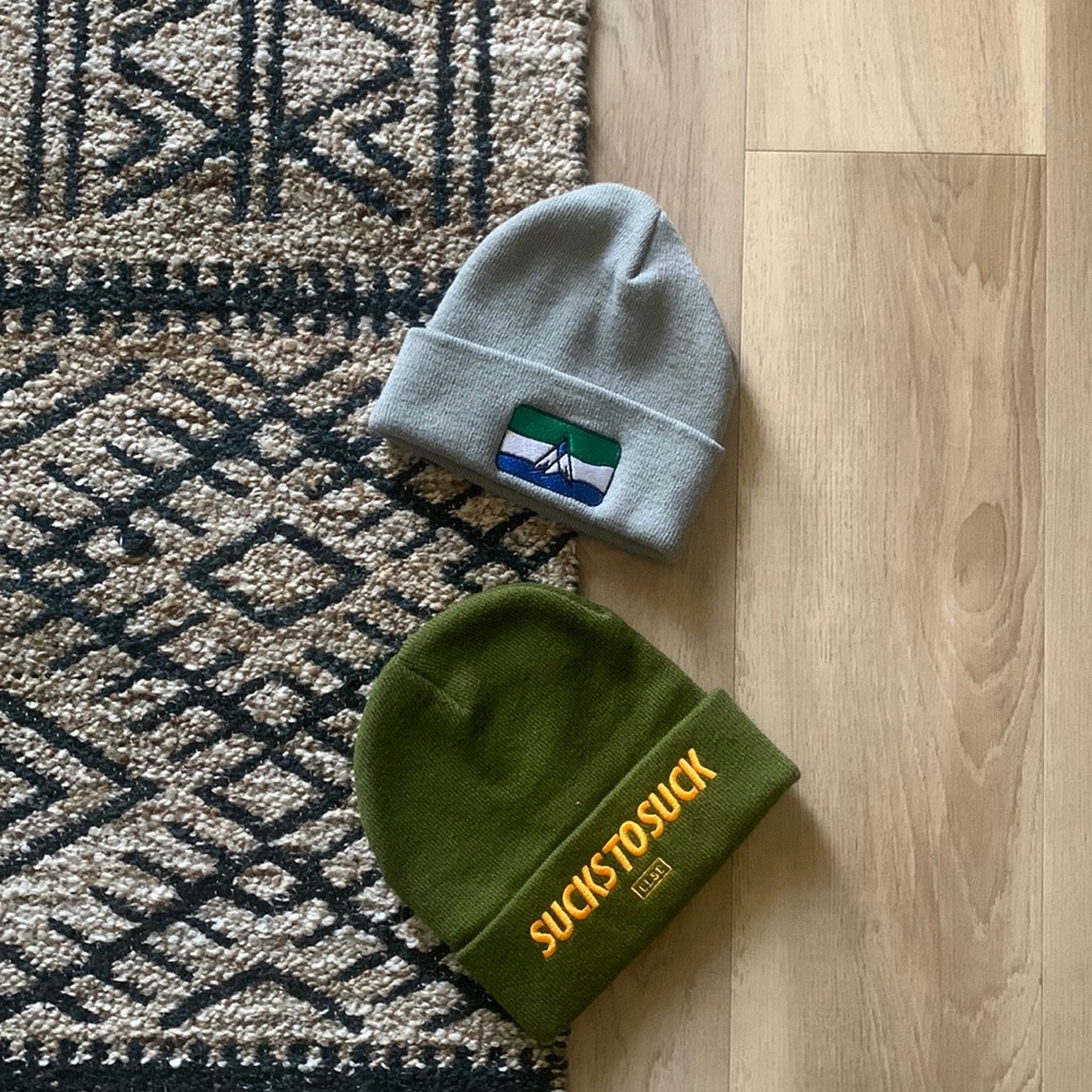 Two brand new winter hats